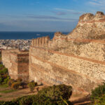 Late,Roman,And,Byzantine,Wall,In,Thessaloniki,,Greece